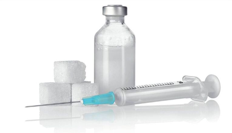 Insulininjektionen Die Hauptbehandlung von Typ -1 -Diabetes